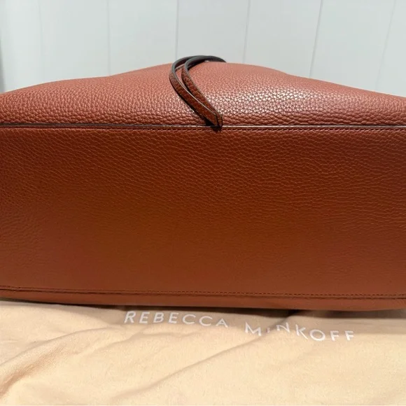 Rebecca Minkoff Megan Tote in Acorn with Gold Hardware - Picture 8 of 16